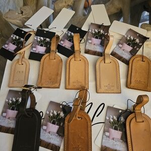 Louis Vuitton Vachetta Leather Luggage Tags - Natural Tan (Set)